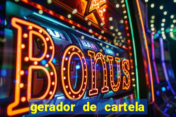 gerador de cartela de bingo